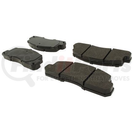 102.15500 by CENTRIC - C-Tek Semi-Metallic Brake Pads with Shims