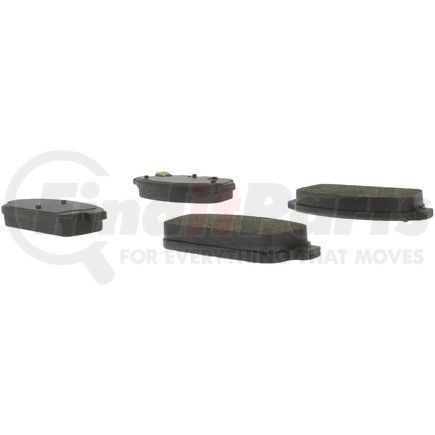 102.14680 by CENTRIC - C-Tek Semi-Metallic Brake Pads with Shims