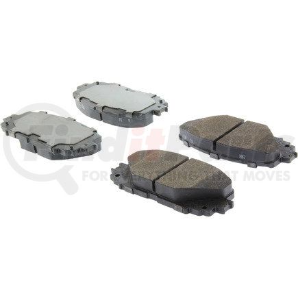 102.1628 by CENTRIC - C-Tek Semi-Metallic Brake Pads with Shims