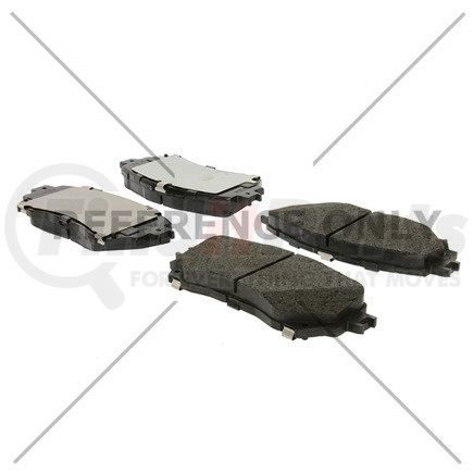 102.17110 by CENTRIC - C-Tek Semi-Metallic Brake Pads with Shims