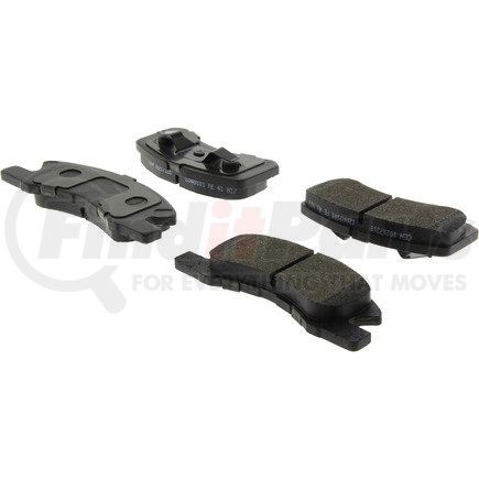 102.17310 by CENTRIC - C-Tek Semi-Metallic Brake Pads with Shims