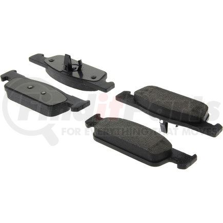 102.18300 by CENTRIC - C-Tek Semi-Metallic Brake Pads with Shims