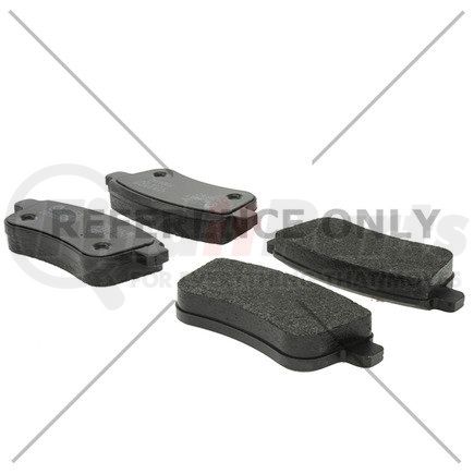 102.18200 by CENTRIC - C-Tek Semi-Metallic Brake Pads with Shims