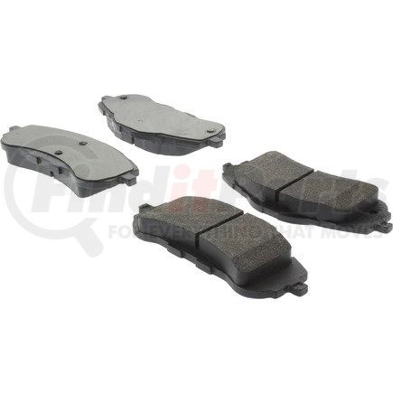 102.18890 by CENTRIC - C-Tek Semi-Metallic Brake Pads with Shims