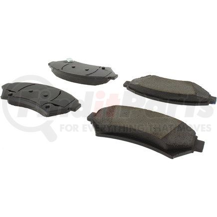 102.06990 by CENTRIC - C-Tek Semi-Metallic Brake Pads with Shims