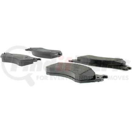 102.07021 by CENTRIC - C-Tek Semi-Metallic Brake Pads with Shims