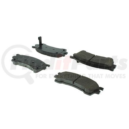 102.06370 by CENTRIC - C-Tek Semi-Metallic Brake Pads with Shims