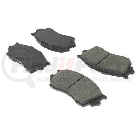 102.06430 by CENTRIC - C-Tek Semi-Metallic Brake Pads with Shims