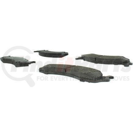 102.06550 by CENTRIC - C-Tek Semi-Metallic Brake Pads with Shims