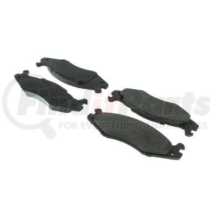 102.06510 by CENTRIC - C-Tek Semi-Metallic Brake Pads with Shims