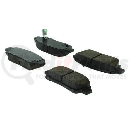 102.06720 by CENTRIC - C-Tek Semi-Metallic Brake Pads with Shims