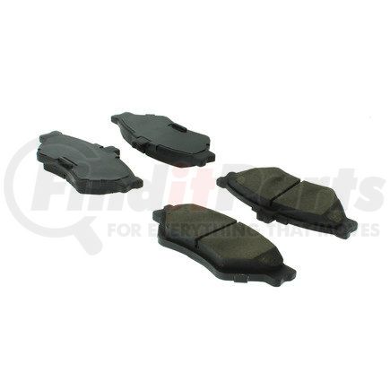 102.06780 by CENTRIC - C-Tek Semi-Metallic Brake Pads with Shims