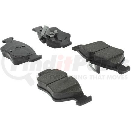 102.07100 by CENTRIC - C-Tek Semi-Metallic Brake Pads with Shims