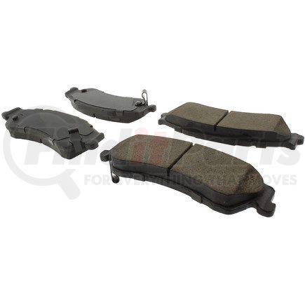 102.07290 by CENTRIC - C-Tek Semi-Metallic Brake Pads with Shims