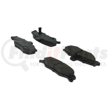 102.07500 by CENTRIC - C-Tek Semi-Metallic Brake Pads with Shims