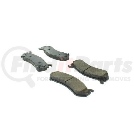 102.07850 by CENTRIC - C-Tek Semi-Metallic Brake Pads with Shims