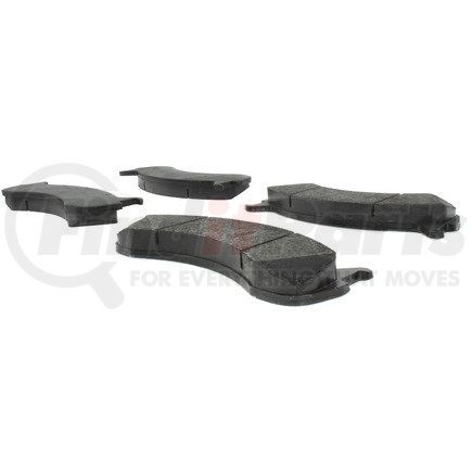 102.07861 by CENTRIC - C-Tek Semi-Metallic Brake Pads with Shims