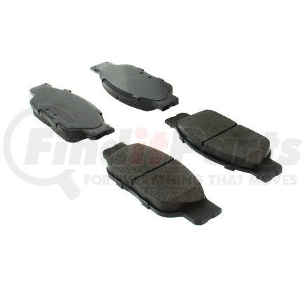 102.08050 by CENTRIC - C-Tek Semi-Metallic Brake Pads with Shims