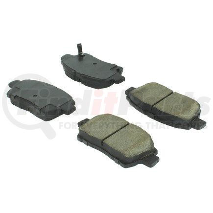 102.08220 by CENTRIC - C-Tek Semi-Metallic Brake Pads with Shims