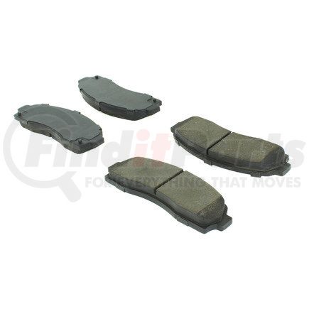 102.08330 by CENTRIC - C-Tek Semi-Metallic Brake Pads with Shims