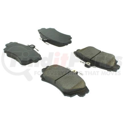 102.08370 by CENTRIC - C-Tek Semi-Metallic Brake Pads with Shims