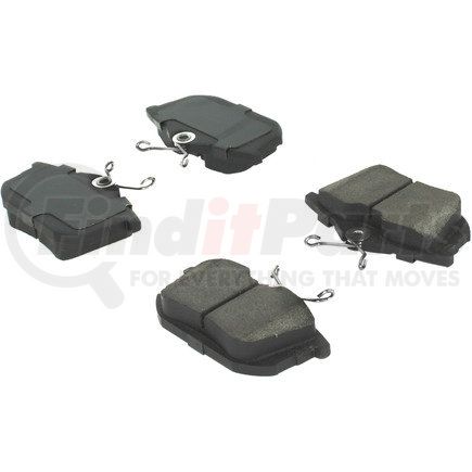 102.08380 by CENTRIC - C-Tek Semi-Metallic Brake Pads with Shims