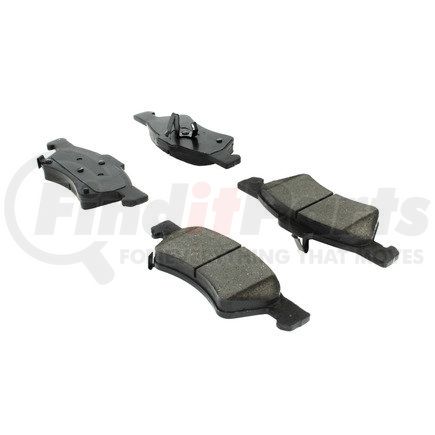 102.08570 by CENTRIC - C-Tek Semi-Metallic Brake Pads with Shims