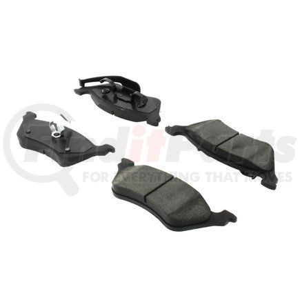 102.08580 by CENTRIC - C-Tek Semi-Metallic Brake Pads with Shims