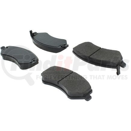 102.08560 by CENTRIC - C-Tek Semi-Metallic Brake Pads with Shims