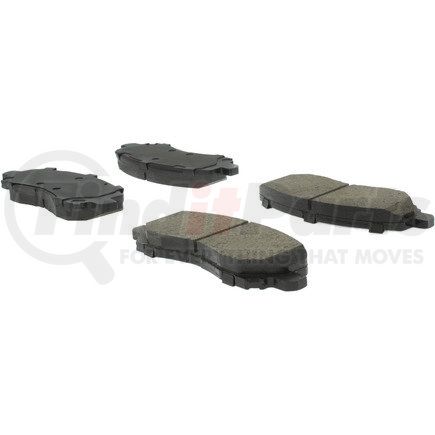 102.08660 by CENTRIC - C-Tek Semi-Metallic Brake Pads with Shims