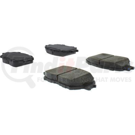 102.09080 by CENTRIC - C-Tek Semi-Metallic Brake Pads with Shims