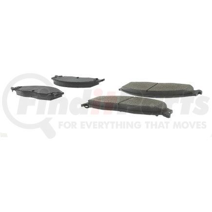 102.09210 by CENTRIC - C-Tek Semi-Metallic Brake Pads with Shims