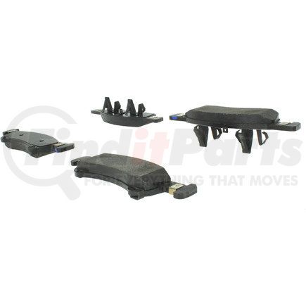 102.09340 by CENTRIC - C-Tek Semi-Metallic Brake Pads with Shims