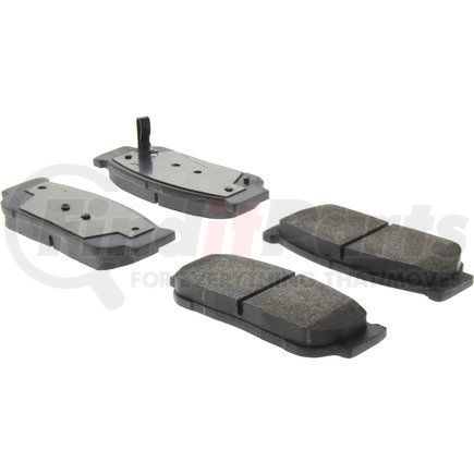 102.09540 by CENTRIC - C-Tek Semi-Metallic Brake Pads with Shims