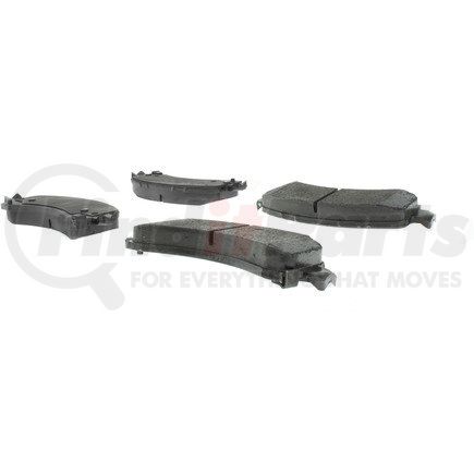 102.09740 by CENTRIC - C-Tek Semi-Metallic Brake Pads with Shims