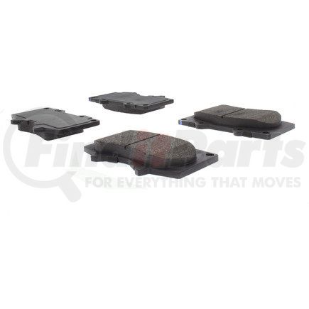 102.09760 by CENTRIC - C-Tek Semi-Metallic Brake Pads with Shims