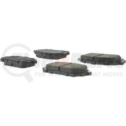 102.10040 by CENTRIC - C-Tek Semi-Metallic Brake Pads with Shims