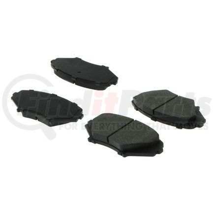 102.10090 by CENTRIC - C-Tek Semi-Metallic Brake Pads with Shims