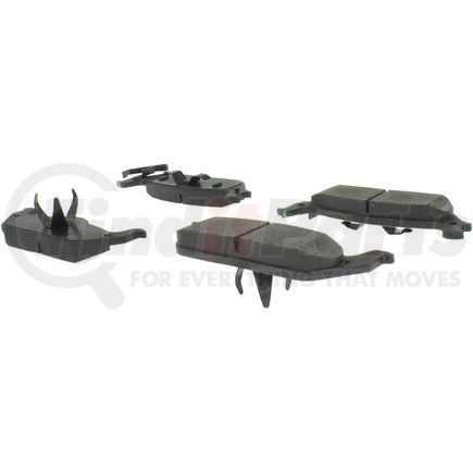 102.10120 by CENTRIC - C-Tek Semi-Metallic Brake Pads with Shims