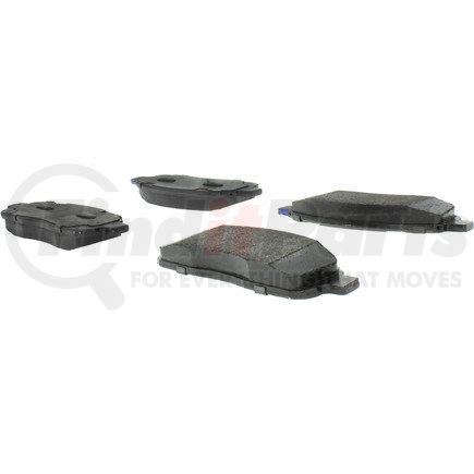 102.10110 by CENTRIC - C-Tek Semi-Metallic Brake Pads with Shims