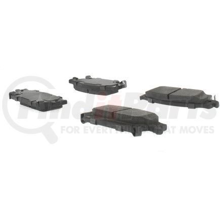 102.10200 by CENTRIC - C-Tek Semi-Metallic Brake Pads with Shims