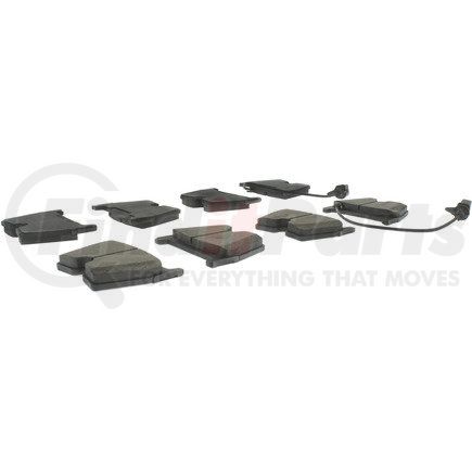 102.10290 by CENTRIC - C-Tek Semi-Metallic Brake Pads with Shims