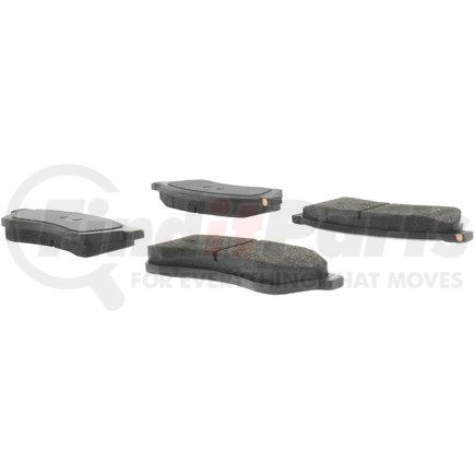 102.10300 by CENTRIC - C-Tek Semi-Metallic Brake Pads with Shims