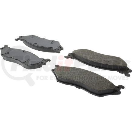 102.10660 by CENTRIC - C-Tek Semi-Metallic Brake Pads with Shims