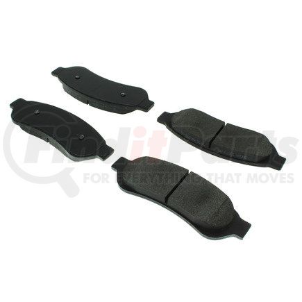 102.10670 by CENTRIC - C-Tek Semi-Metallic Brake Pads with Shims