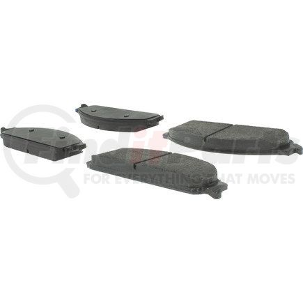 102.10700 by CENTRIC - C-Tek Semi-Metallic Brake Pads with Shims