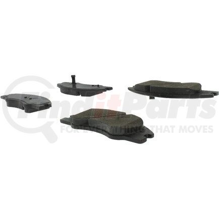 102.10740 by CENTRIC - C-Tek Semi-Metallic Brake Pads with Shims