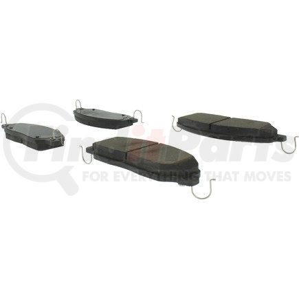 102.10810 by CENTRIC - C-Tek Semi-Metallic Brake Pads with Shims