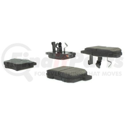 102.10860 by CENTRIC - C-Tek Semi-Metallic Brake Pads with Shims