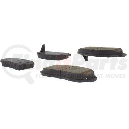 102.10890 by CENTRIC - C-Tek Semi-Metallic Brake Pads with Shims